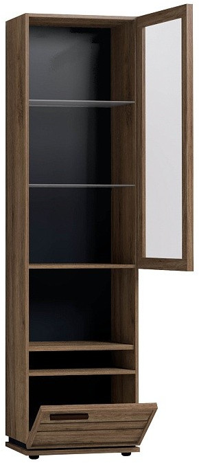 Шкаф для посуды Натуре 13, дуб табачный