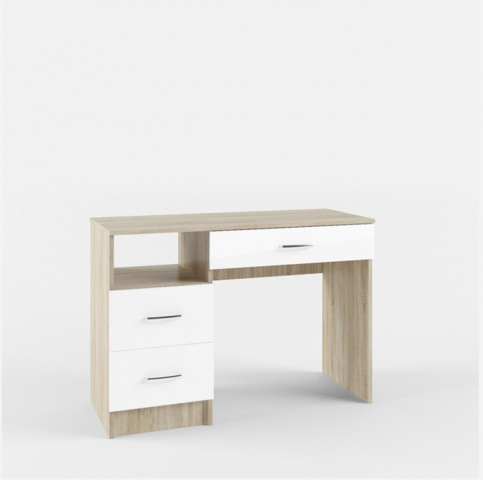 МС Софи Стол макияжный Сонома/Белый СМС 1100.2, Сонома/Белый