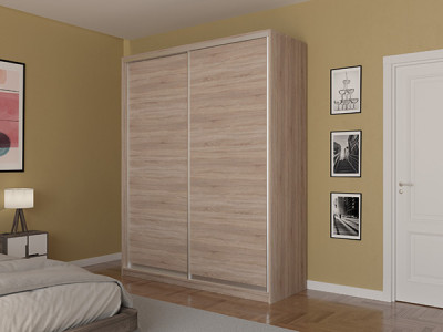 Шкаф-купе Лаурус 3 Сонома Светлый 140х58х220 см