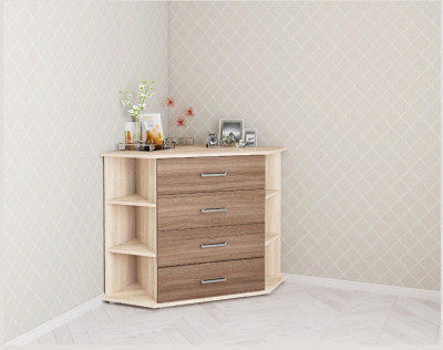 Комод угловой Катрин-7 дуб сонома/ясень шимо