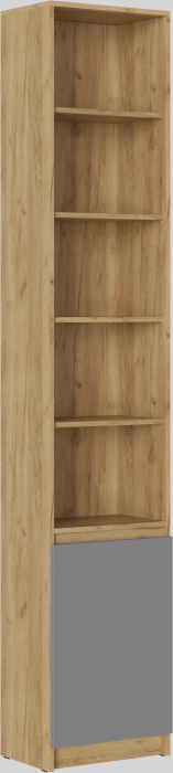 БОСТОН Стеллаж СЖ-001 ЛДСП, крафт золотой/серый шифер