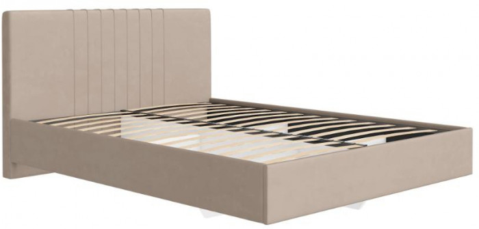 Кровать с латами Соло 160*200, Светло-бежевый