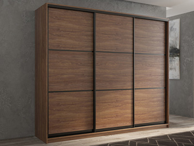 Шкаф-купе Кааппи 4 Морское Дерево Винтаж 210х60х230 см