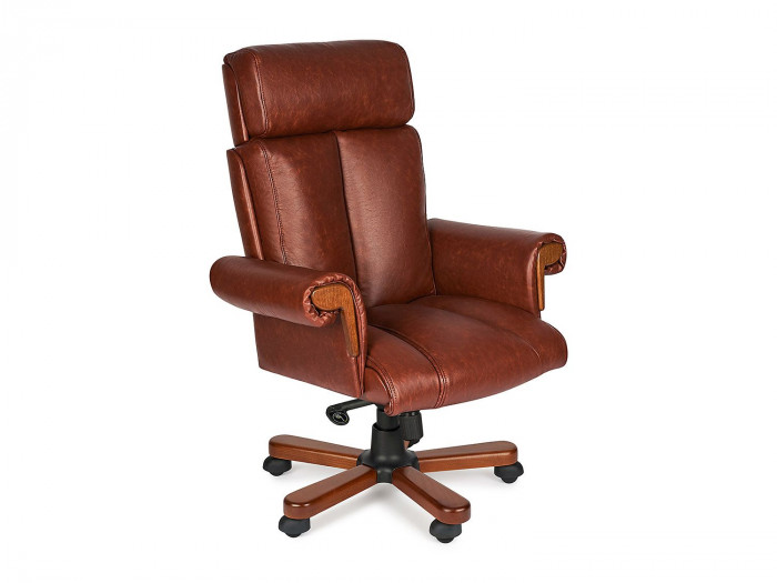 Кресло Хилтон 1Д коричневый