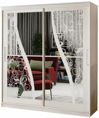 Шкаф-купе Элегант 2 2000 (Сандал светлый)