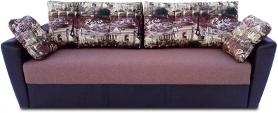 Диван-книжка Париж, 150х195, жаккард/экокожа