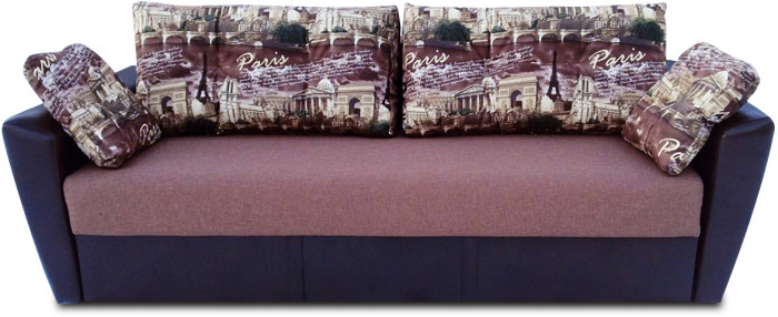 Диван-книжка Париж, 150х195, жаккард/экокожа
