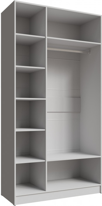 Шкаф Мадрид, композиция 9, Белый/Ателье светлое