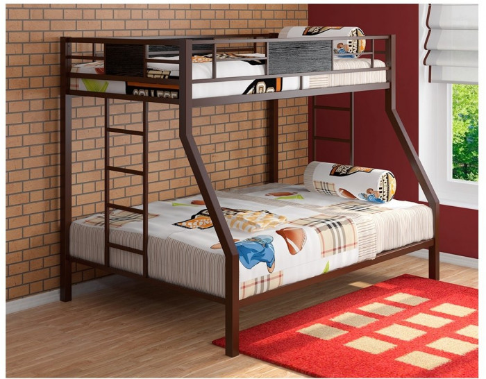 Двухъярусная кровать Гранада 140 (Черный)