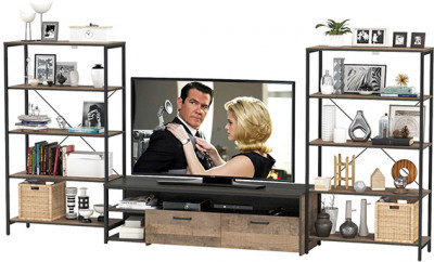 Трувор Гостиная 112, дуб гранж песочный/интра