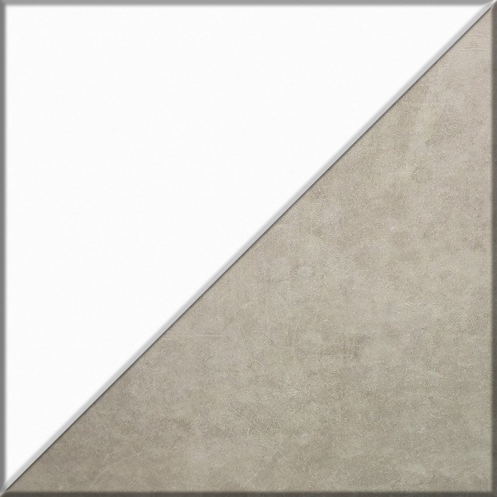 Кухня Мебель--24 ШВ600 Шкаф 60 см., корпус белый/фасад МДФ бетон лофт бежевый