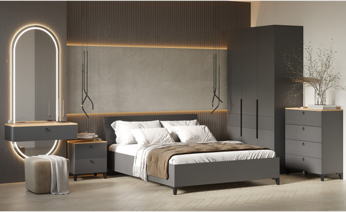 Консоль подвесная Ника, Эйхория, Графит