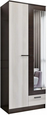 Адель Шкаф 0,8 платяной, Венге/лоредо