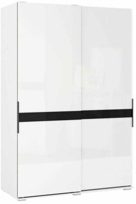 шкаф-купе Оскар 1,5м белый/глянец белый