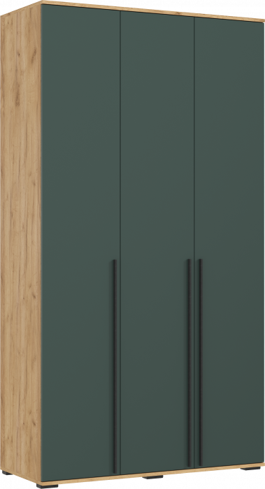 Норд Шкафы угловая композиция, Дуб крафт/Изумрудный