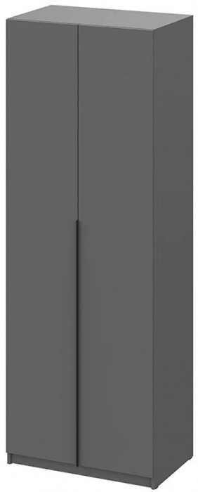 Шкаф распашной Берген ПРО ШК-800, Серый графит