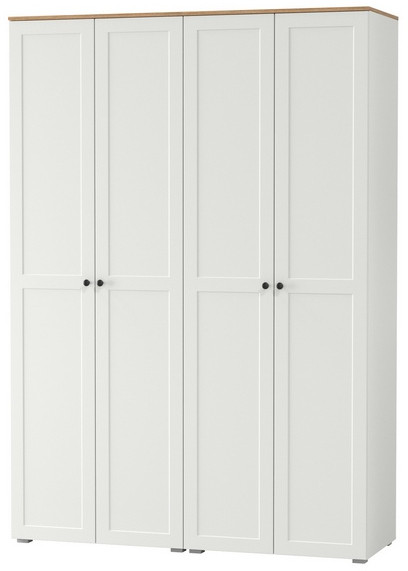 Остин 13.224 Шкаф 2 шт., цвет белый шагрень/дуб крафт золотой, ШхГхВ 160х54,3х229,6 см.