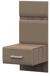 Вегас Тумба с надстройкой 400*900*460 шимо темн/кофе с молоком