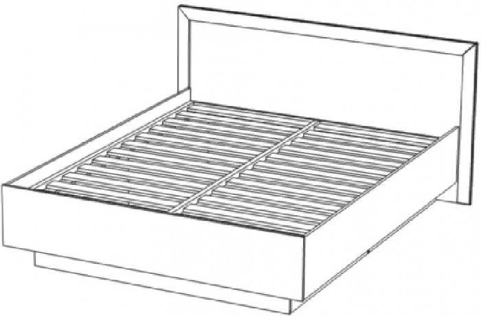 Кровать 160х200 с подъемным механизмом "Эстель" - Сосна шале/Бетон спаркс