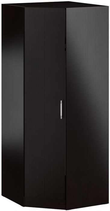 Кровать 1200 + Шкаф угловой Стандарт, цвет венге, ШхГхВ 123,5х203,5х70 + 81,2х81,2х200см., сп.м. 1200х2000 мм., без матраса, основание есть