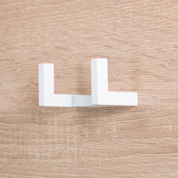 Куба Прихожая 17, цвет дуб сонома/белый премиум, ШхГхВ 172,8х38,3х210,6 см., универсальная сборка