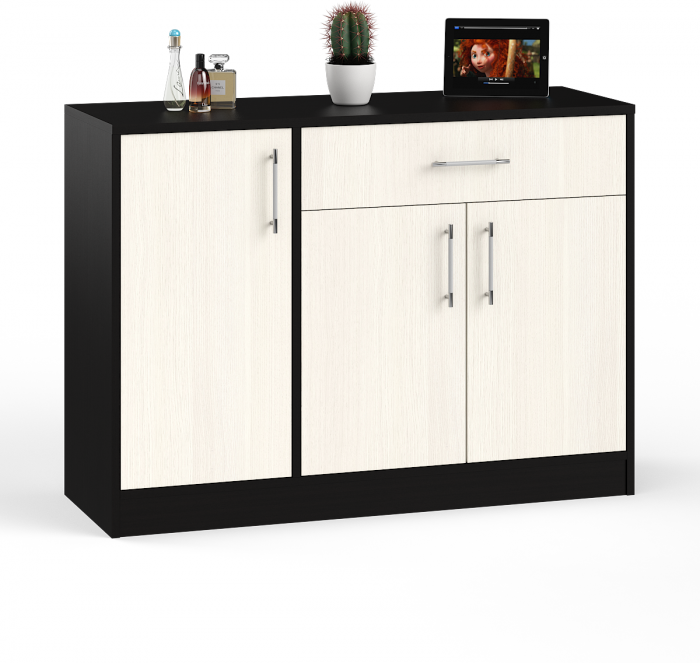 Комод СВК № 4, венге/дуб лоредо