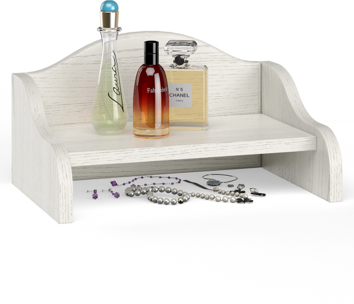 Ливерпуль Спальня № 5 Кровать 11.08ОСН + Тумба 08.146 + Полка 10.117 + Комод 10.103 + Полка 10.118