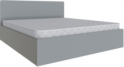 Кровать 180х200 Мадрид с настилом ДСП (МД-1), Камень серый