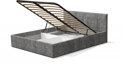 Кровать с подъемным механизмом Ника КР-18 160х200, Грифельный