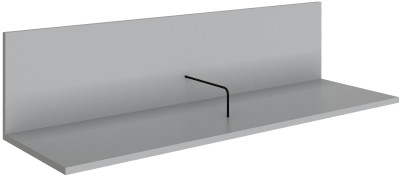 Полка навесная (открытая) Мадрид ПНО-2 (1,1) камень серый