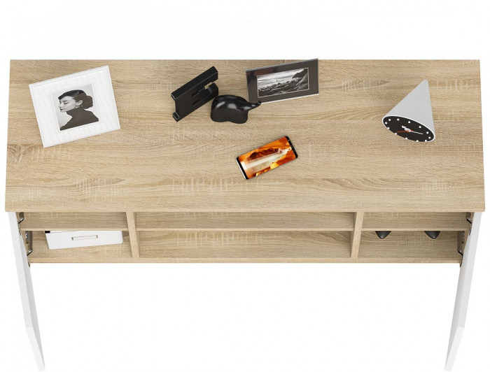 Мори Тумба ТВ МТВ1200.1, дуб сонома/белый