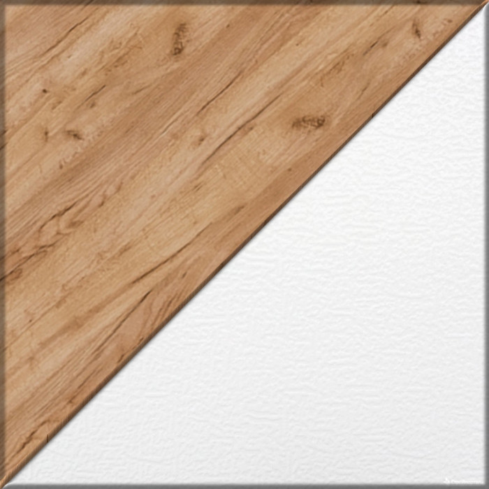 Лидер-8 Пенал МД 22Б 4 шт., белый шагрень/крафт золото