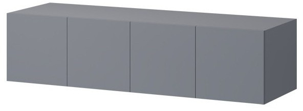 Антресоль Бастион ЛДСП 1,6 (графит)