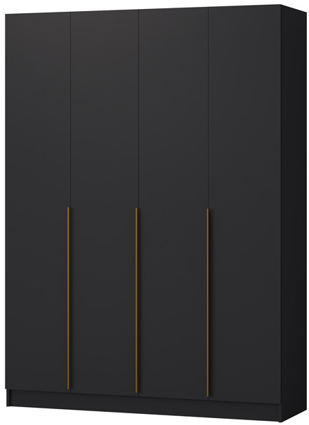 Шкаф Авангард 1600, черный