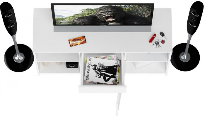 Мори Тумба ТВ МТВ1204.1, белый