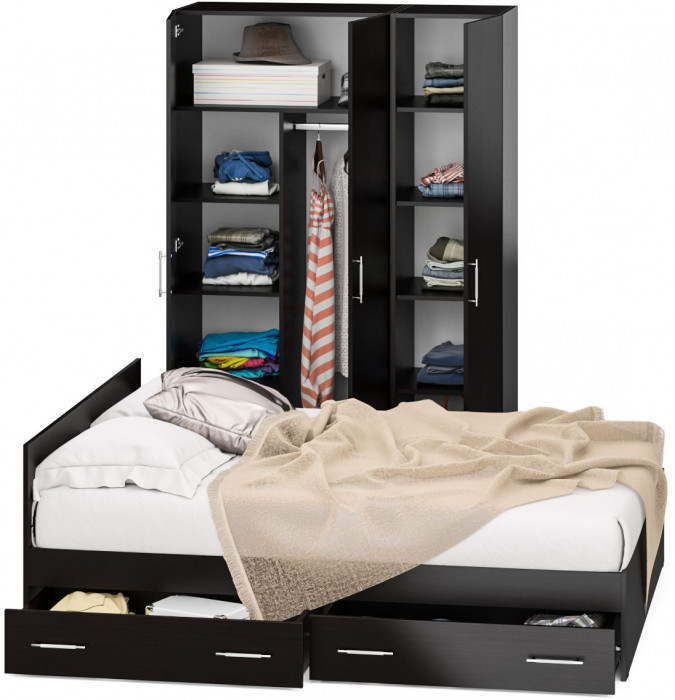 Спальня Стандарт 1-1600Я, венге