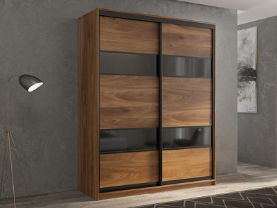 Шкаф-купе Кааппи 7 Кастелло Бренди 120х45х230 см