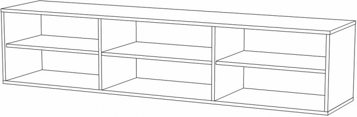 Модульная гостиная Альда, Черный глянец/Белый глянец