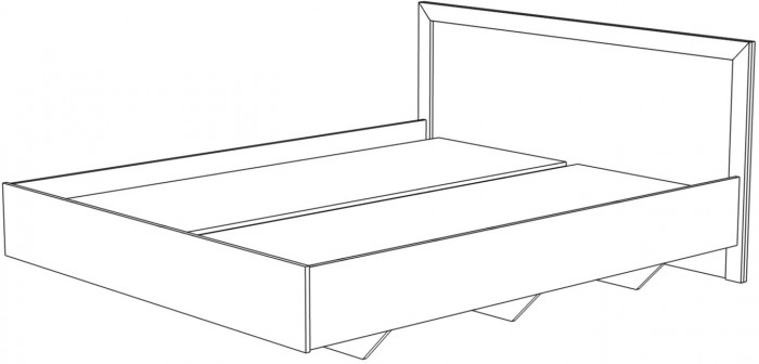 Набор мебели для спальни "Эстель" - Дуб полярный/Сосна натуральная