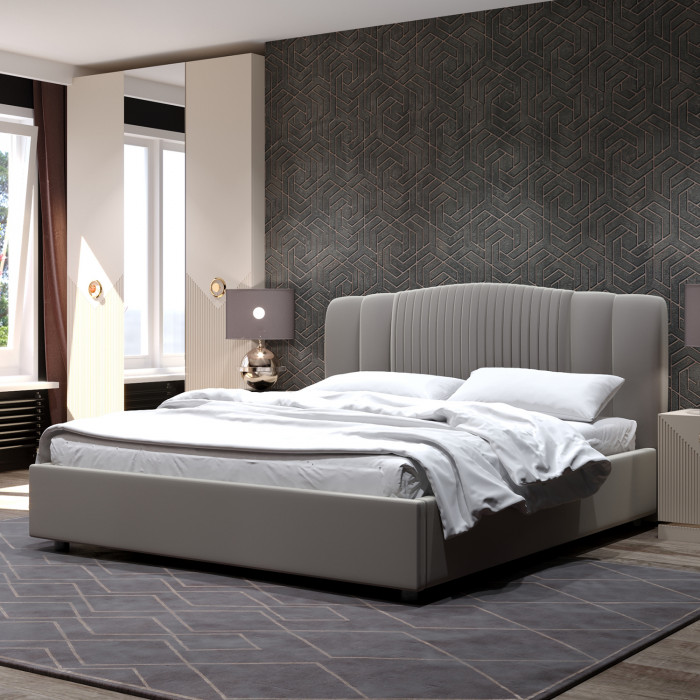 Кровать-12М с подъёмным основанием 1400 дым