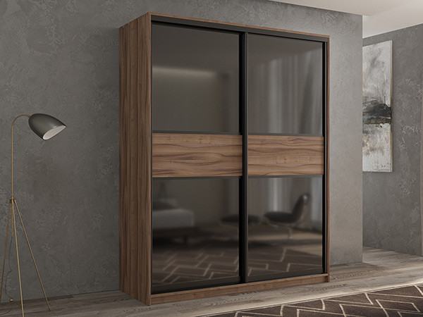 Шкаф-купе Кааппи 12 Орех Тьеполло 160х60х230 см