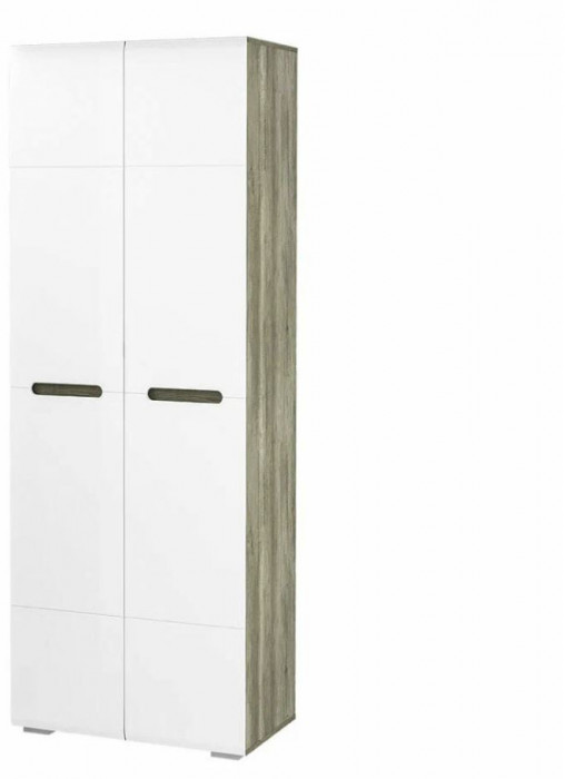 Спальня "Наоми" ШК-20 дуб каньон/белый глянец МF07