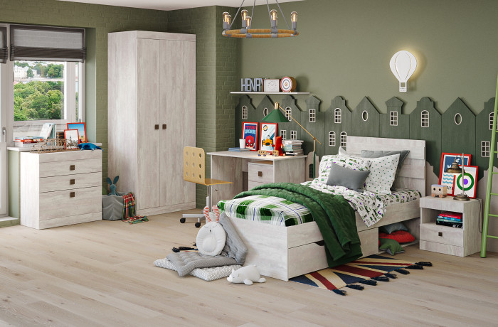 Набор мебели для детской "Лондон" - Ледяное дерево