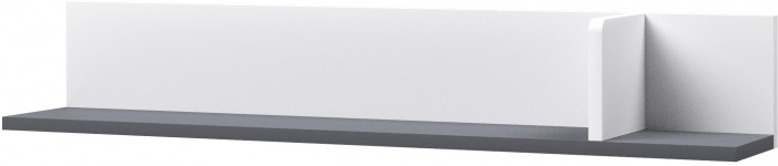 Кэнди Полка навесная КП-1 графит/белый