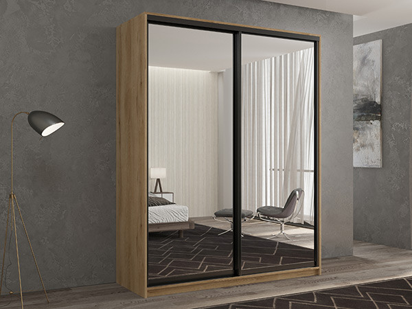 Шкаф-купе Кааппи 1 Эвок Прибрежный 160х60х230 см