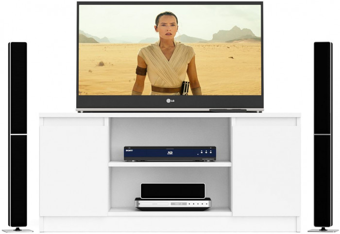 Мори Тумба ТВ МТВ1200.1, белый