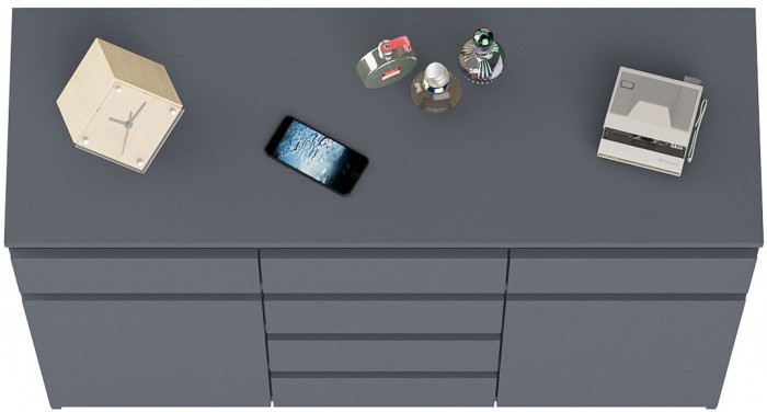 Мори Комод МК1200.4, графит