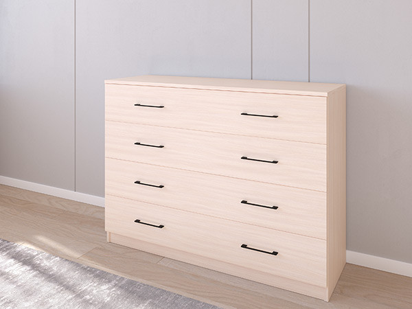 Комод 05/16 120х40х90 Дуб молочный/Дуб молочный