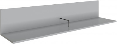 Полка навесная (открытая) Мадрид ПНО-2 (1,5) камень серый
