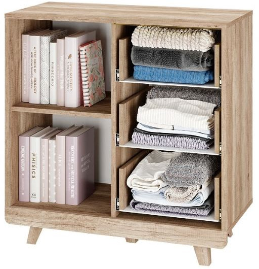 Комод "Мегаполис" КМ-12 Дуб каньон/М25 бетон графит